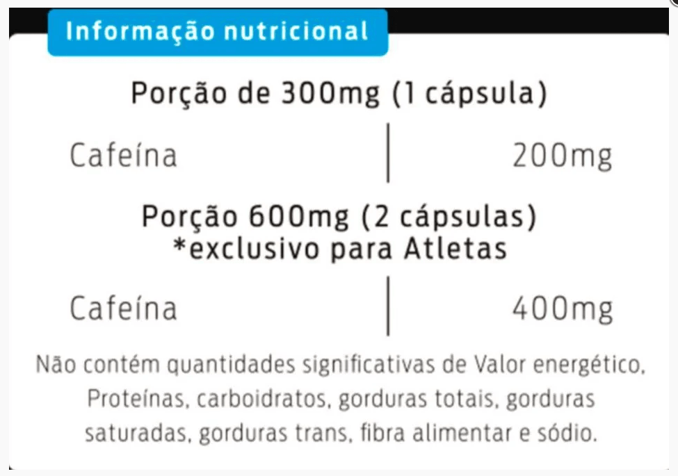 Cafeína 90 caps 400mg - DCX - Loja Keyse
