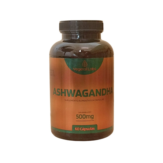 Ashwagandha (gaba) 500mg 60 caps - Vegetal Labs - Loja Keyse