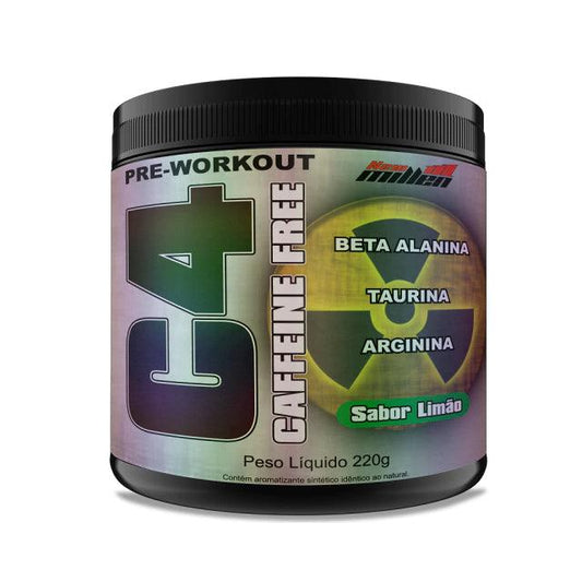 C4 CAFFEINE FREE 220G - NEW MILLEN - Loja Keyse