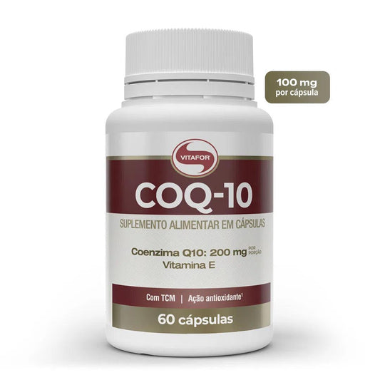 COENZIMA Q10 200MG 60 CAPS - VITAFOR - Loja Keyse