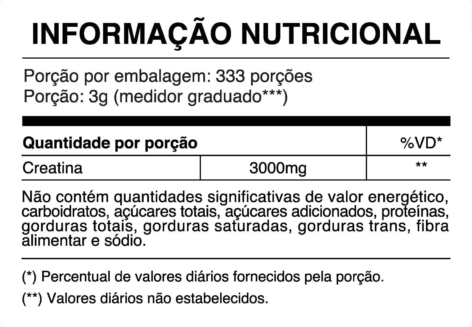 Creatina DC-X 100% PURA 1 kg - Loja Keyse