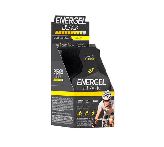 Energel Black carbo gel 10 sachês - BodyAction