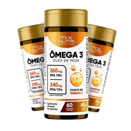 Ômega 3 (óleo de peixe) - Mix Nutri - Loja Keyse