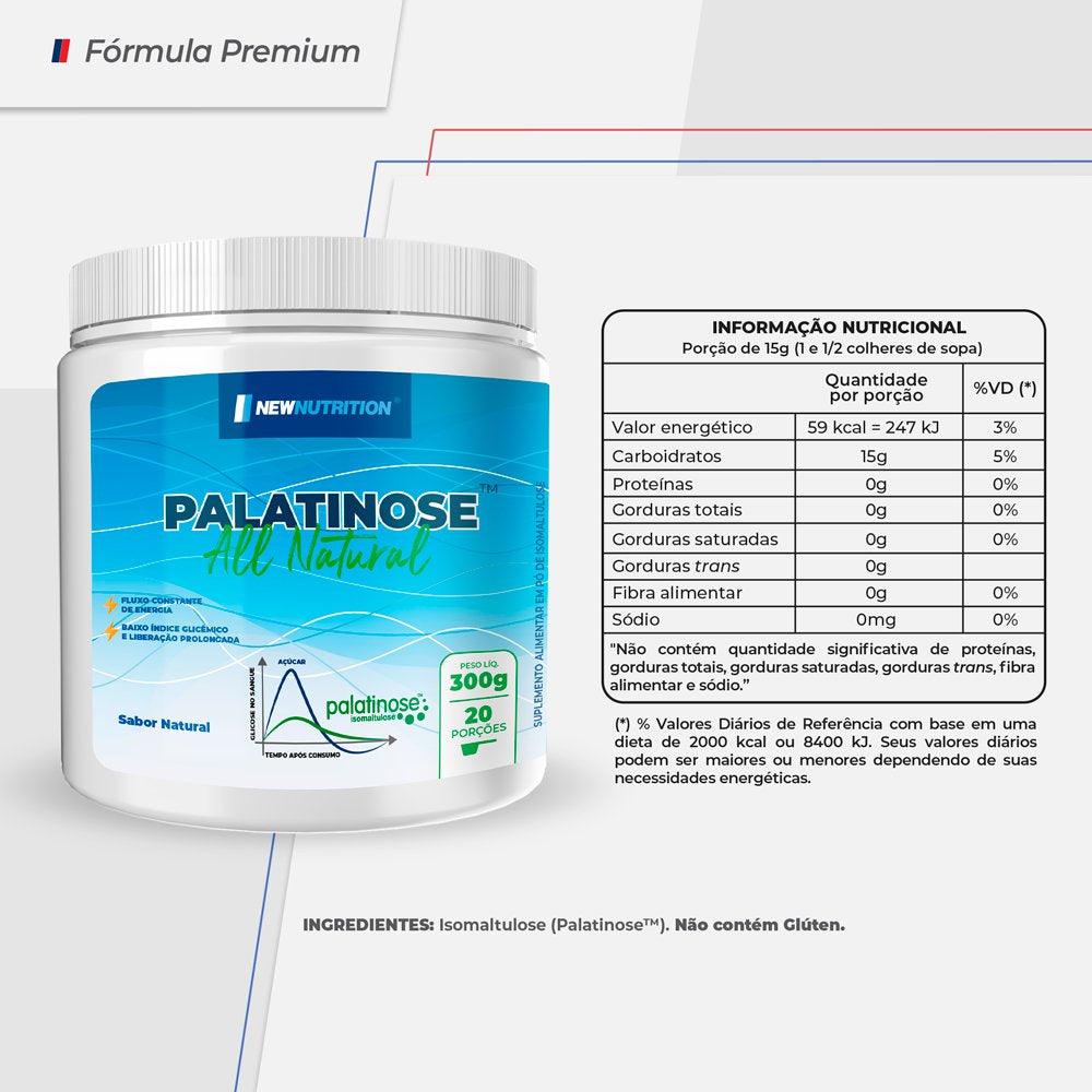 Palatinose (isomaltulose) New Nutrition 300g - Loja Keyse