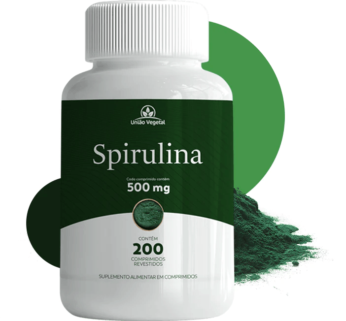 Spirulina União Vegetal 200 tabs - Loja Keyse