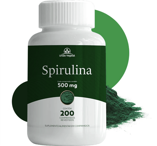 Spirulina União Vegetal 200 tabs - Loja Keyse