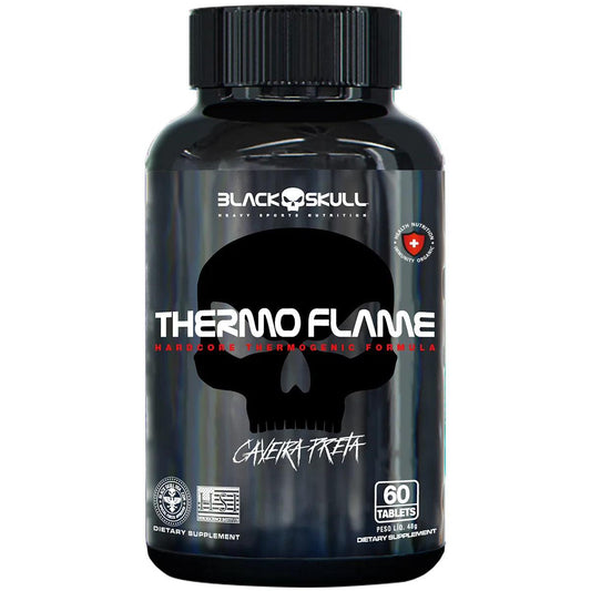 THERMO FLAME 60 CAPS - BLACK SKULL - Loja Keyse