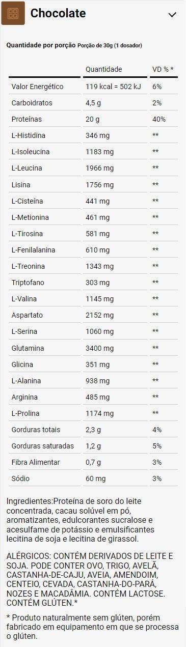 Whey Protein concentrado 900G - DUX Nutrition - Loja Keyse
